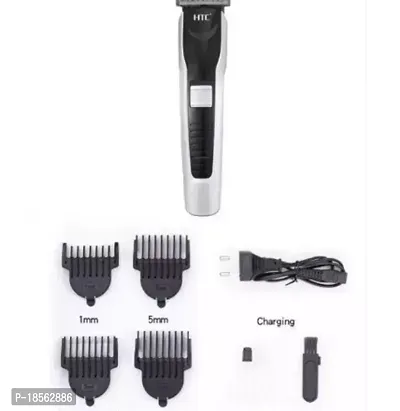 HTC-522Rechargeable Cordless Premium Quality Trimmer 45 min Runtime 1 Length Settings  (Black)
