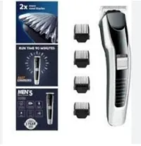 HTC-522Rechargeable Cordless Premium Quality Trimmer 45 min Runtime 1 Length Settings  (Black)-thumb1