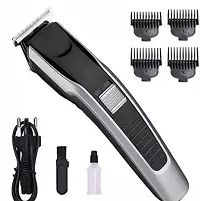 HTC-522Rechargeable Cordless Premium Quality Trimmer 45 min Runtime 1 Length Settings  (Black)-thumb2