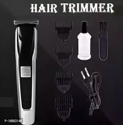 538 Trimmer 0.2 PRO SAVER PROFESSIONAL HAIR Trimmer 45 min Trimmer 30 min Runtime 1 Length Settings  (Silver)-thumb2