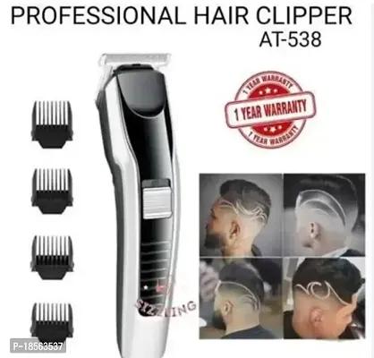H T C 538 Hair Trimmer Hair Cutting Machine Shaver For Men  (Black