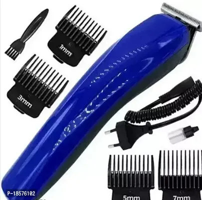 528 Sharp Blade Expert Cutting Hair,Beard Trimmer  Shaver U7 Trimmer 90 min Runtime 4 Length Settings  (Blue)-thumb0