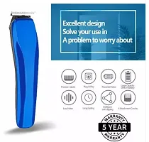 528 Sharp Blade Expert Cutting Hair,Beard Trimmer  Shaver U7 Trimmer 90 min Runtime 4 Length Settings  (Blue)-thumb1