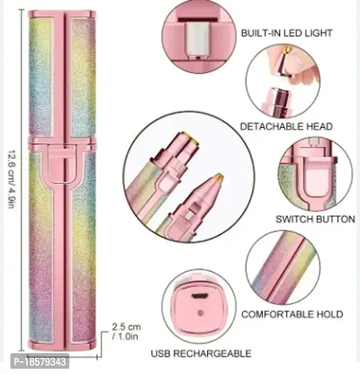 Blawless Pain free Face Hair Remover Machine (GLITTER) Trimmer 70 min Runtime 0 Length Settings  (Multicolor)-thumb0