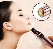 BLAWLESS) Portable 2 In 1 Blawless Eyebrow Remover and Pain less Hair Remover Trimmer 90 min Runtime 0 Length Settings  (White, Gold, Pink)-thumb2