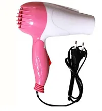 HAIR DRYER FOLDABLE NV-1290, HAIR DRYER FOR WOMEN, HAIR DRYER 1000 W,HAIR DRYER 2 SPEED FOR GIRLS, HOT  COLD AIR HAIR TOOLS (MULTICOLORED)-thumb2