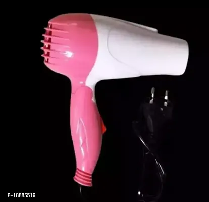 Hair Dryer N1290 for UNISEX, 2 Speed Control R79 Hair Dryer  (1000 W, Blue, Pink)-thumb0