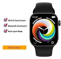 I8 Pro Max Upgraded AMOLED Display SpO2 Smartwatch for All Smartphones Smartwatch  (Black-thumb1