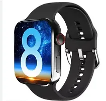 I8 Pro Max Upgraded AMOLED Display SpO2 Smartwatch for All Smartphones Smartwatch  (Black-thumb2