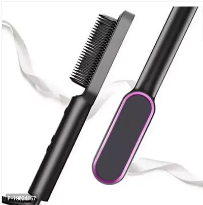 Hair Comb Hair Straightener/Hair Styler Brush-FH-909, 5 Temperature Control (Color Multicolour)-thumb3