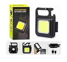 COB Rechargeable Keychain Light Work Lamp Torch  (Black, 8 cm, Rechargeable)-thumb1