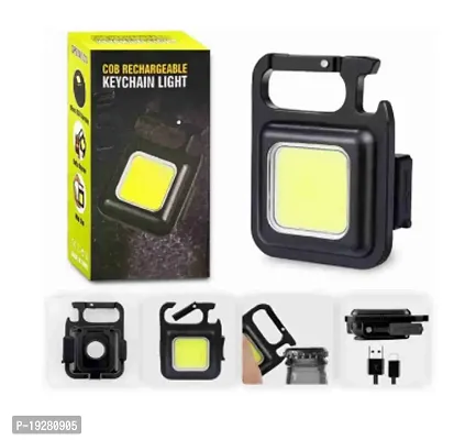 COB Rechargeable Keychain Light Work Lamp Torch  (Black, 8 cm, Rechargeable)-thumb2