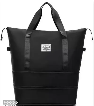 Folding Travel Bag, Foldable Travel Duffel Bag, Portable Travel Lightweight Waterproof Oxford Fabric Duffel Bag for Sports, Gym, Vacation (Big Travel Bag)-thumb0
