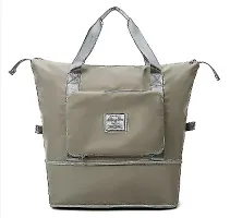 Folding Travel Bag, Foldable Travel Duffel Bag, Portable Travel Lightweight Waterproof Oxford Fabric Duffel Bag for Sports, Gym, Vacation (Big Travel Bag)-thumb1