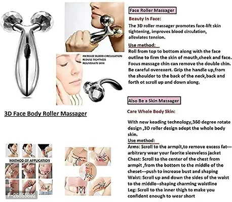 3D Massager Roller 360 Rotate fot V Shape Face, Eyes, Neck Full Body Shape-thumb2