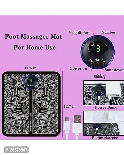 EMS Foot Massager Electric USB 8 Modes, 19 Adjustable Frequencies, Foot Health Massager