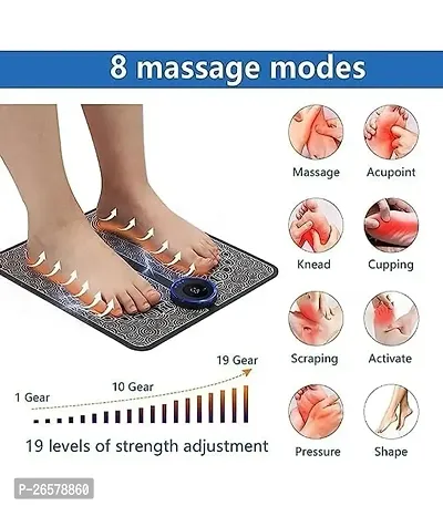 Rechargeable ( EMS ) FOOT massager mat , Muscle,Simulated Massage Therapy-thumb0