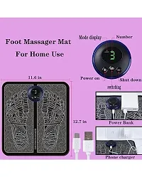 Rechargeable ( EMS ) FOOT massager mat , Muscle,Simulated Massage Therapy-thumb2