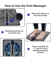 Rechargeable ( EMS ) FOOT massager mat , Muscle,Simulated Massage Therapy-thumb1