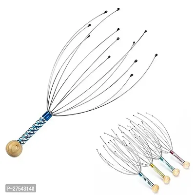 Head Scalp Massager 12 Fingers Head Scratcher |Relaxing whole Body | Hair Massage for Pain Relief .(Pack of 1)-thumb3