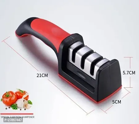 Kitchen Knife, 3-Stage Knife Sharpener, Vegetable Ceramics Peeler-X1 Knife Sharpening Steel  (Carbon Steel)-thumb0