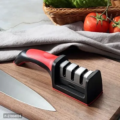 Manual 3 Stage 3 Slot Kitchen Knife Sharpener Tool kit self Knives Shaping, Upgraded Knife Sharpener