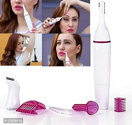 5 in 1 Sweet Trimmer, Battery Operated Beauty Safety Hair Remover Upper, Lip, Chin, Eyebrow, Bikini Trimmer, Underarm, Face for Women