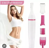 Sweet Trimmer, Battery Operated Beauty Safety Hair Remover Upper, Lip, Chin, Eyebrow, Bikini Trimmer, Underarm, Face for Women-thumb2