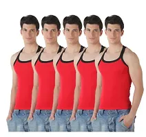 Men's Pure Cotton Gym Vests- Combo Pack ( PACK OF 5) Multicolor-thumb1