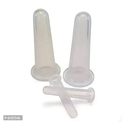 EKIN Transparent : New Silicone Massage Vacuum Body and Facial Cups Set Anti Cellulite Cupping WB