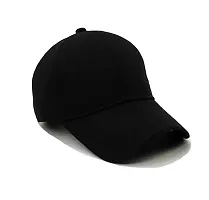 Cron A New Look Black Base Ball Cap for Men, Boys & Women-thumb2