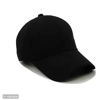 Cron A New Look Black Base Ball Cap for Men, Boys & Women-thumb3