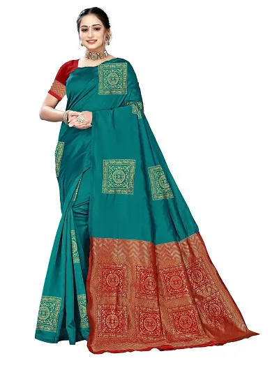 Beautiful Silk Saree with Blouse piece