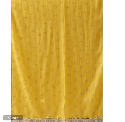 Women's Beautiful Yellow Rayon Printed Kurta, Bottom and Dupatta Set-thumb4