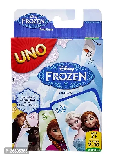 Omank Disney Frozen Theme Playing Cards Premium Solid Paper Cards Playing Pack Of Card Family Card Games Teen Patti Card Games Magic Cards Time Paas Indoor Game Pack Of 1