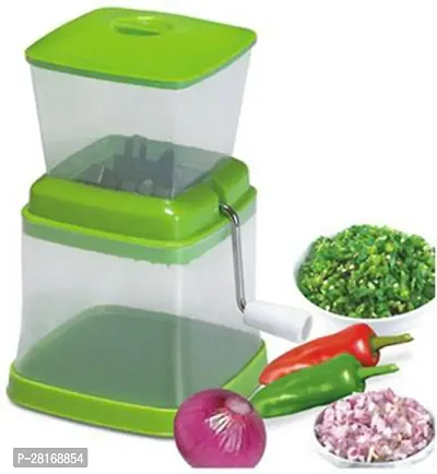 Prodrop Onion Chopper and Plastic Chilli Cutter/Vegetable Cutter/Mirchi Cutter/Nut Cutter/Dry Fruit Cutter with Lid Vegetable Slicer-thumb0