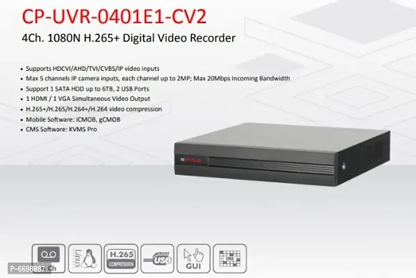 4CH 2MP CP Plus DVR CP-UVR-0401E1-CV2 1080N CCTV DVR-thumb2