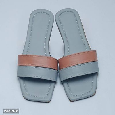 Elvin Flat Sandals and Slippers for Womens  Girls Casual Slippers