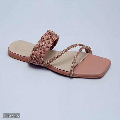 Elvin Womens Comfortable Stylish Designer Daily/Fashion/Party/Ethnic Womens Flat Sandals