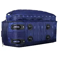 SKYFA FASHION (Expandable) 60 L Strolley Duffel Bag, With Strolley For Travelling For men and women Blue Duffel With Wheels (Strolley)-thumb3