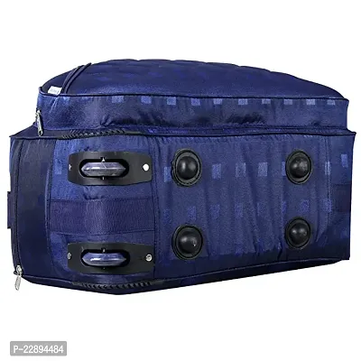 SKYFA FASHION (Expandable) 60 L Strolley Duffel Bag, With Strolley For Travelling For men and women Blue Duffel With Wheels (Strolley)-thumb4