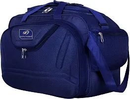 Skyfa 60 L Strolley Duffel Bag - 60L (Expandable) Luggage Travel Duffel Bag with two wheels Duffel With Wheels - Blue - Large Capacity-thumb3