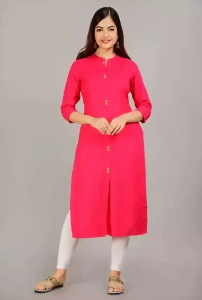 Stylish A-Line Blend Kurta For Women