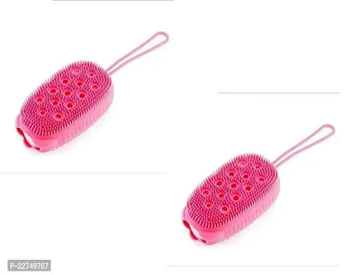 Silicone Bath Brush Pack Of 2