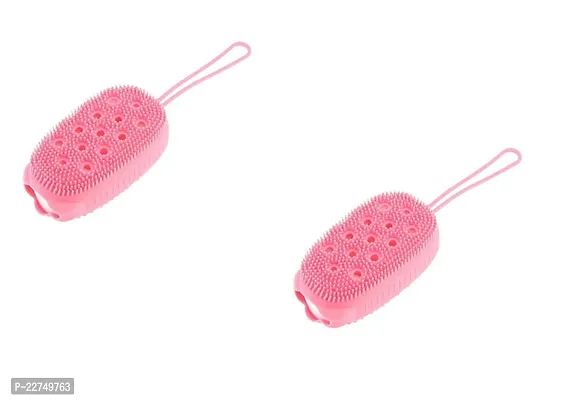 Silicone Bath Brush Pack Of 2-thumb0