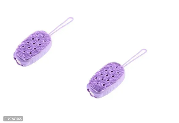 Silicone Bath Brush Pack Of 2