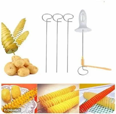 Stainless Steel Tornado Potato Spiral Cutter Slicer Chips