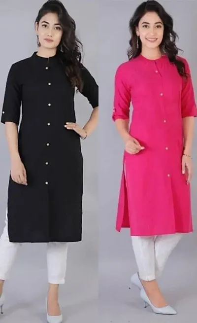 Trendy Combo of 2 Rayon Kurti