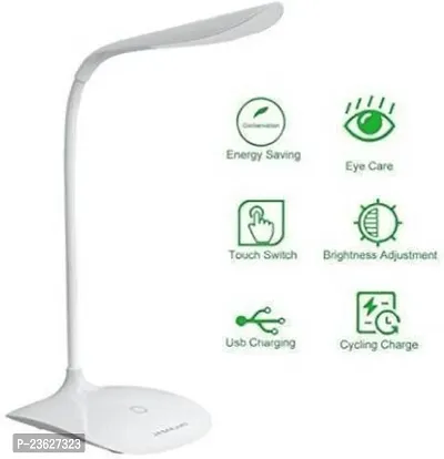 Krishzone Rechargeable Led Desk Lamp -Touch On-Off Switch Desk Lamp -Children Eye Protection Student Study Reading Dimmer Rechargeable Led Table Lamps -Usb Charging Touch Dimmer