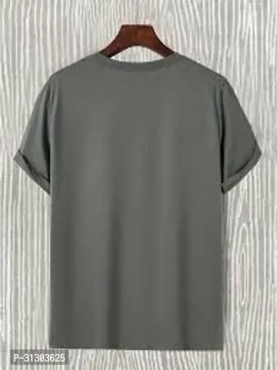 Stylish Solid T-Shirt For Men-thumb0